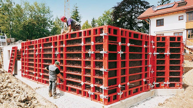 <p>The universal TRIO Wall Formwork system is launched and convinces with few different individual components. It stands for fast forming and becomes the market-leading system within a few years.</p><br/>