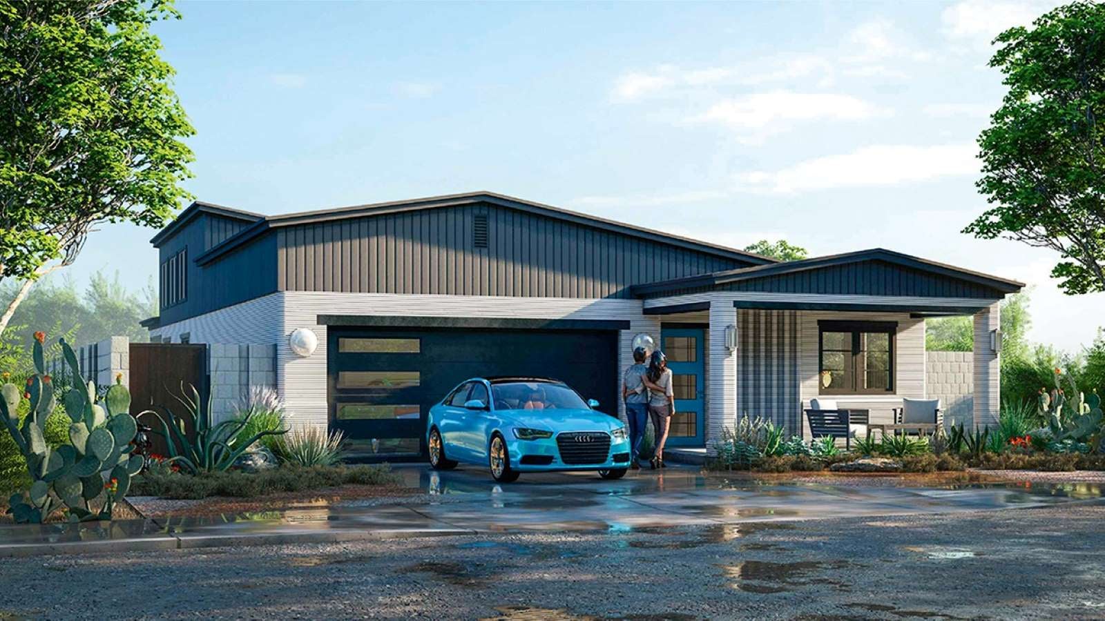 <p>PERI and "Habitat for Humanity" realise the first fully approved 3D-printed house in the USA in Tempe, Arizona with a living space of approx. 160m&amp;sup2;.</p><br/>