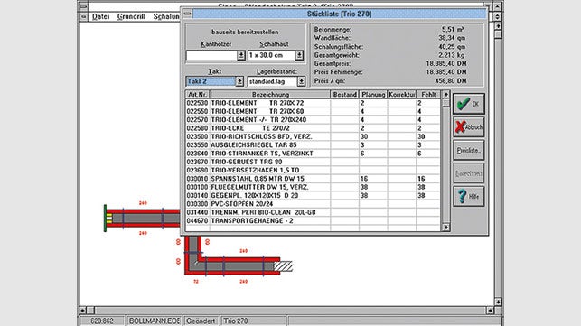 <p>The ELPOS computer program sets new standards in work preparation for the planning and dispatching of PERI standard systems.</p><br/>
